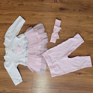 Little Me Ballerina Outfit Size 9 Months